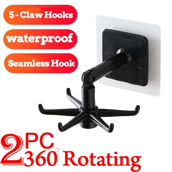 05_6e6dace1-16c0-408e-863e-04269ed9c5f1.jpg 360° rotatable hooks for hanging (Pack of 2) (Brown Box)