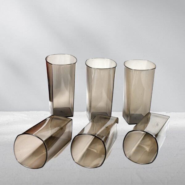 05_6f04636f-1223-4cc5-b378-831c4dde04ae.jpg Unbreakable Transparent Square Design Wine Tumbler Plastic Glass Set Pack of 6