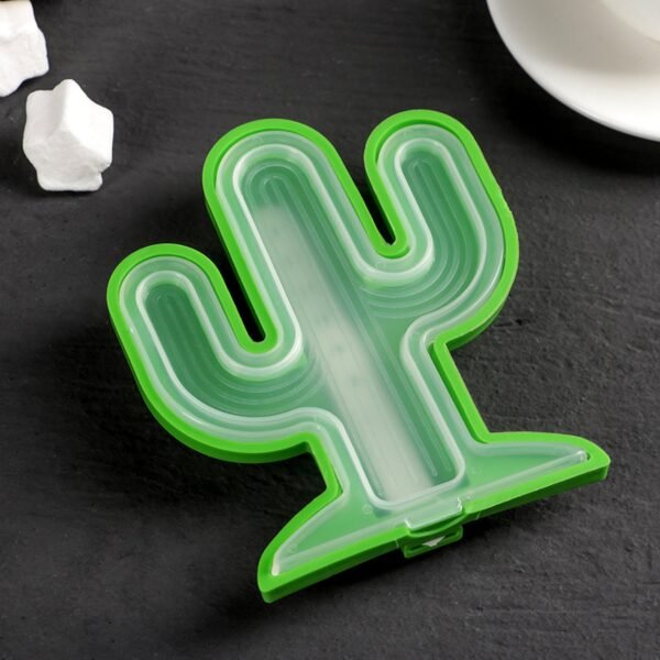 05_74aa7a9a-33ef-4885-a1b1-e0c3a6e21dbe.jpg Cactus Shape sicle Molds - Durable Silicone Ice Cream Mould, DIY Ice Kitchen Tool