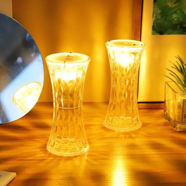Crystal Lamp, Universal Night Light, Soft Lighting, Diwali (1 Pc)