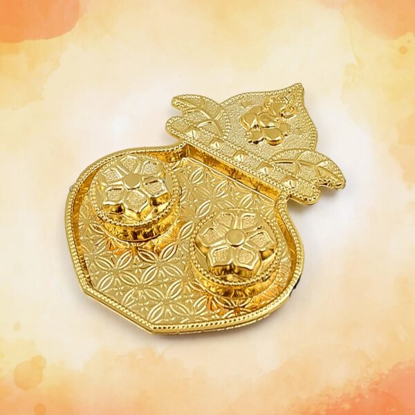 Kalash Shape Rakasha Bandhan Special Puja Thali (1 Pc) (Mix Design)