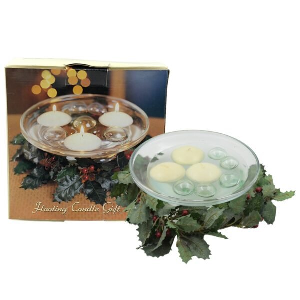 05_75053aa9-f037-44be-98aa-9ab82a9a6215.jpg Floating Candle Holder (1 Pc): Romantic Ambiance, Table Decor, Diwali