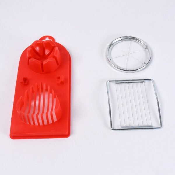 2 In 1 Egg Slicer, Egg Cutter For Hard Boiled Eggs (1 Pc)