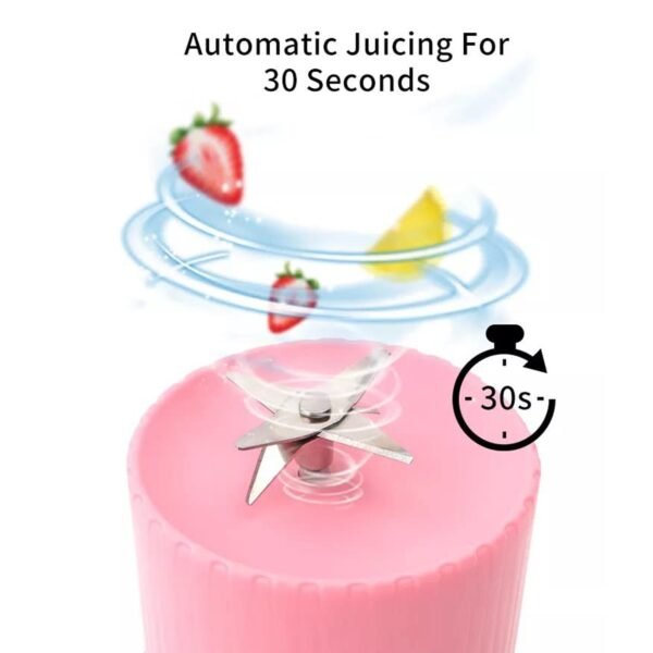 05_7642dfa6-40ca-4326-b320-3d7d0384099e.jpg BLENDER PORTABLE JUICER FOR SMOOTHIE 420 ML Multicolour