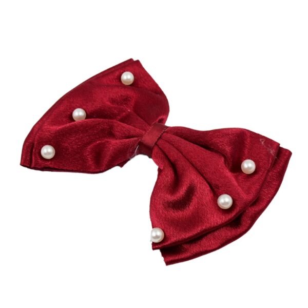05_77161769-59e9-4494-a4e1-12c11ffc23fc.jpg Hair Bow Knot Clip Suitable For Girls (1 Pc / Multicolour), Hair accessories