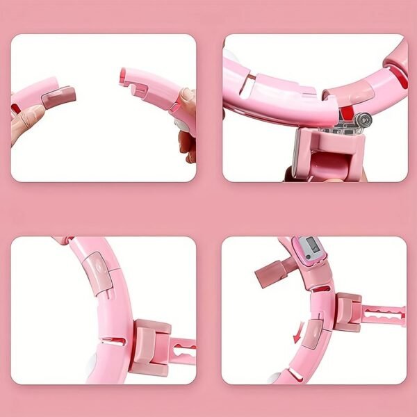 Fitness Hula Hoops with Spinning Ball and Intelligent Counter (1 Pc/ With Brown Box)