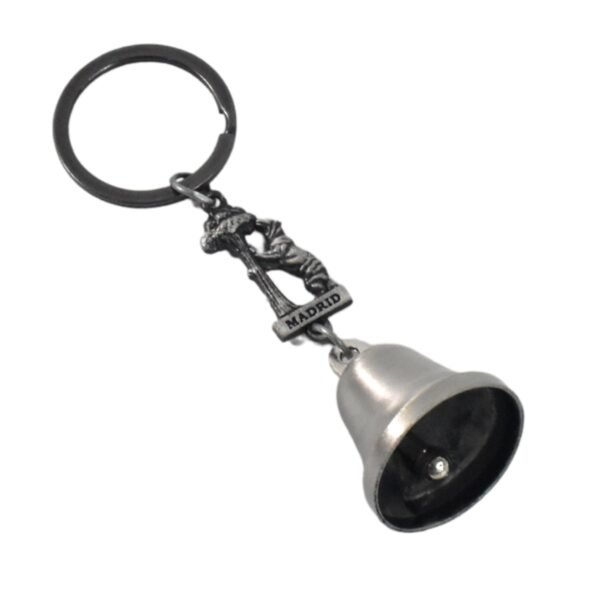 Metal Small Temple Bell Keychain, Motorcycle Bell Keychain (1 Pc / Mix Color)