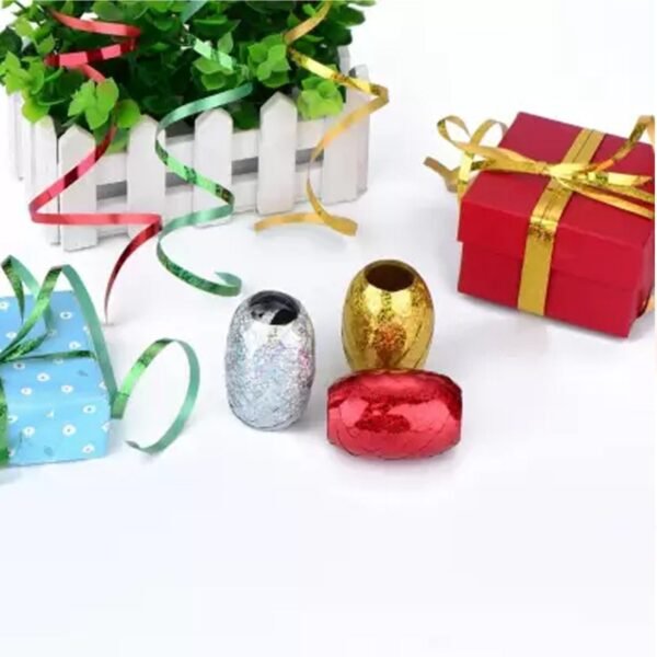Curling Balloon Ribbon Roll for Gifts, Balloons & Crafts Pack of 6 (Multicolor)