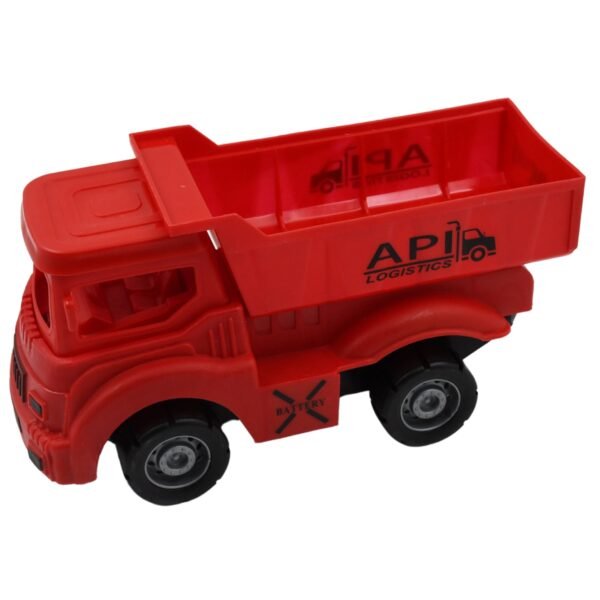 Friction Powered Dumper Toy Truck with Opening Container for Indoor/Outdoor Play