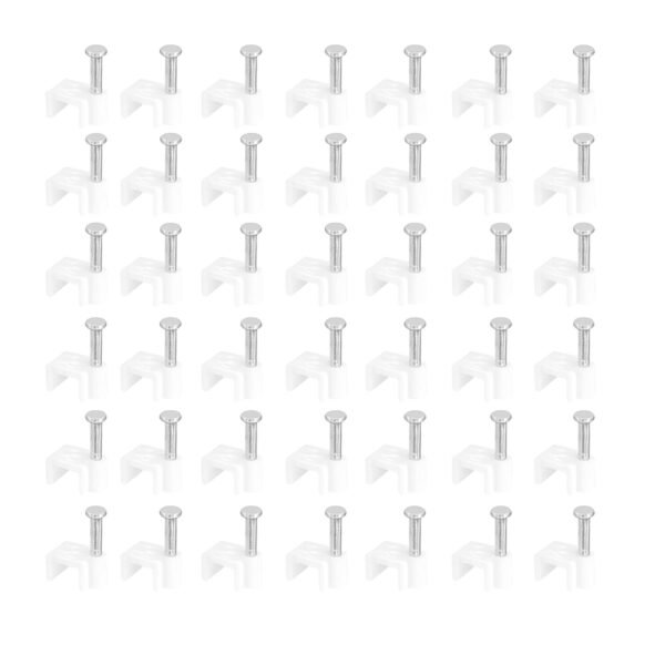 Nail Cable Clips for Wire Management (10mm & 50 Pc)