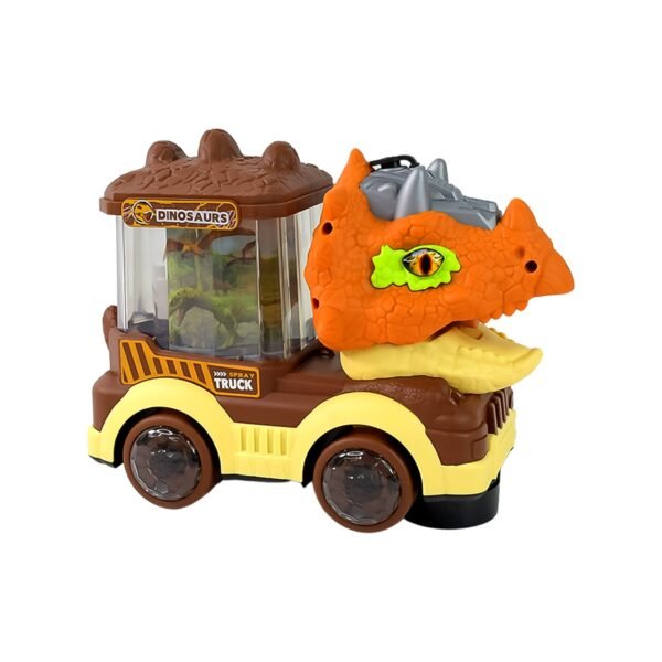 Dinosaur Car Toy with Humidifier Sound and Light (1 Pc)