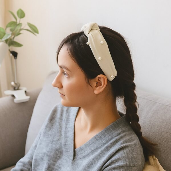 Women’s Ribbed Texture Knot Design Hairband (1 Pc / Mix Design)