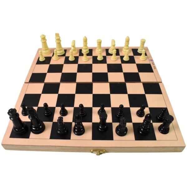 05_84517074-af77-4629-bbcb-75add75821ae.jpg Folding Wooden Chess Board Set (30 × 30 Cm / 1 Set)