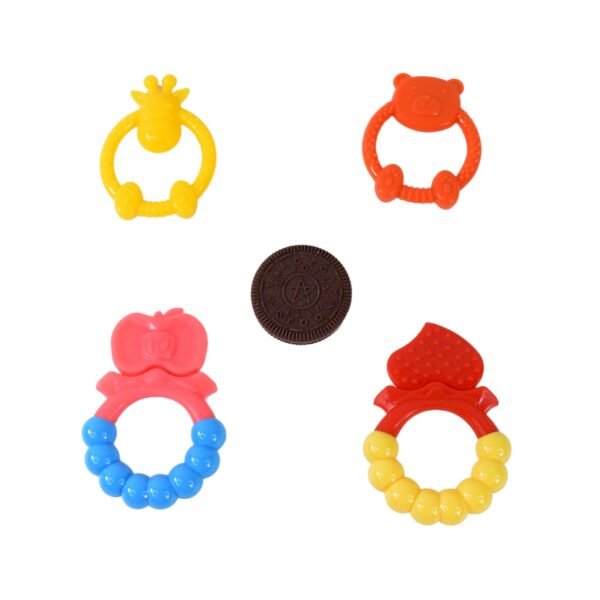 Silicone Baby Teething Toys (1 Pc / Mix Design)