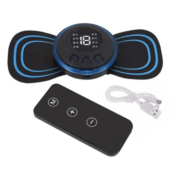 05_90f05c39-c77f-4b54-a5e9-b14f38d959dc.jpg Butterfly Electric Neck Massager Cordless Full Body Massage Remote Controller (1 Pc)