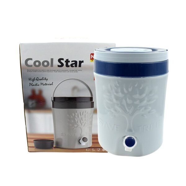 Insulated Water Jug with Tap (5000ml): Leakproof, Travel Cooler