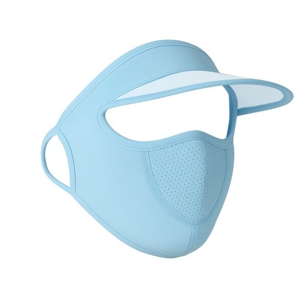 Women’s Full Face UV Protection Cap with Built-in Mask & Wide Brim Visor (1 Pc)