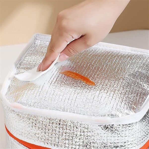 Waterproof Foldable Travel Wash Bag with Zipper Cosmetic Storage & Multi-Use