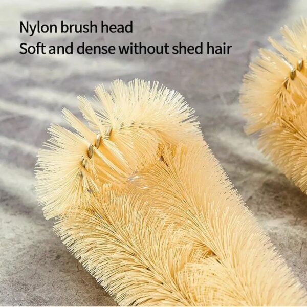 Bottle Brush with Curved Head Long Handle Washing Brush for Baby Bottles