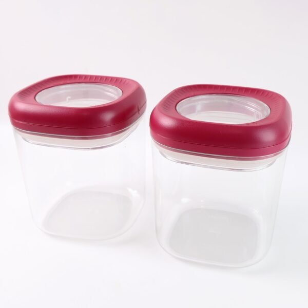 Supermom Transparent Twist Lock Kitchen Storage Container Set (Approx 800ML & 2Pc)