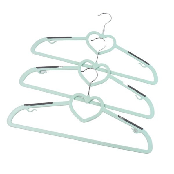 Plastic Clothes Hangers, Slim & Durable Space-Saving Hangers (3 Ps)