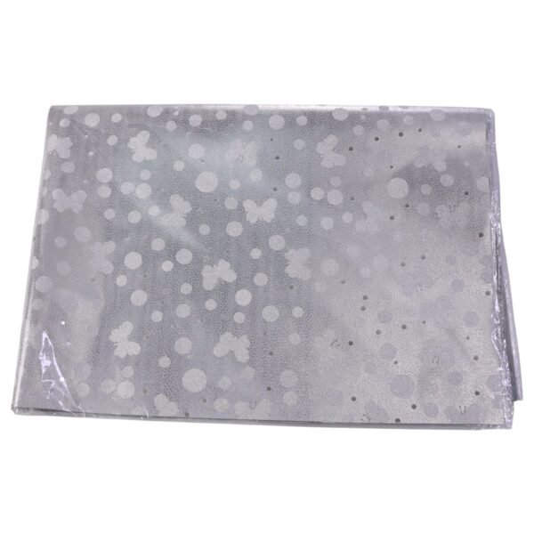 Decorative Silver Gift Wrapping Paper Sheets (1 pkt /  Approx 20 Pcs / Mix Color)