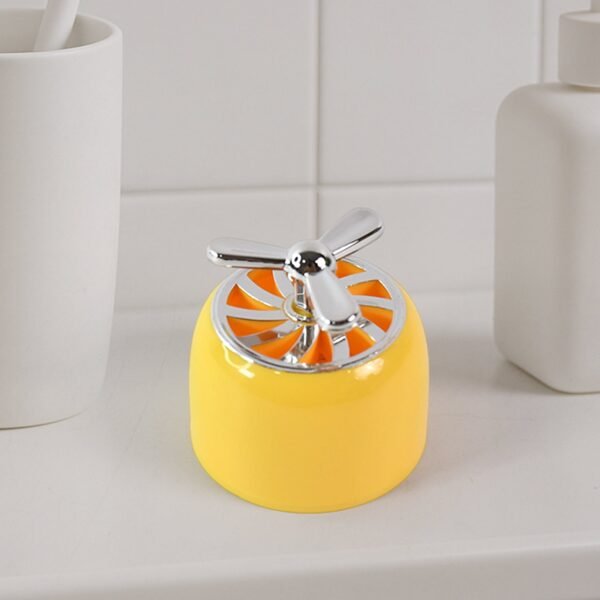 Stylish Mini Propeller Shape Car Dashboard Air Freshener, Also Hook (1 Pc)