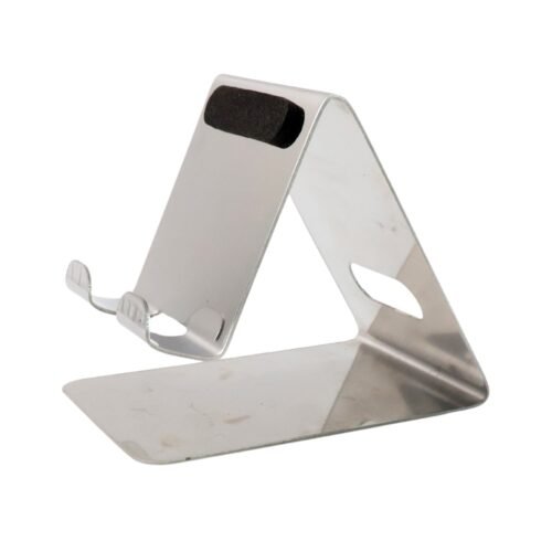 05_9f0e38d6-4fbf-4480-a63d-10019c278599.jpg Stainless Steel Universal Mobile & Tablet Stand Holder - (1 Pc)