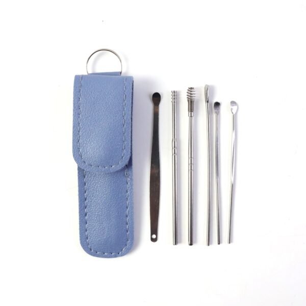 6-in-1 Stainless-Steel Ear Cleaning Tool Kit (1 Pc)