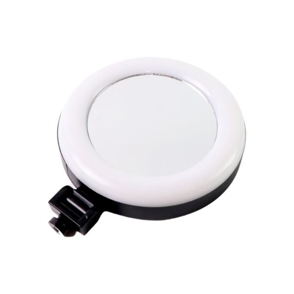 Rechargeable LED Makeup Mirror with Ring Light (1 Pc)