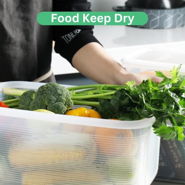 6 Pcs Multipurpose Plastic Food Storage Container Set