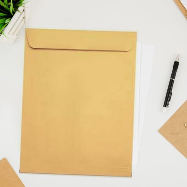 Brown Kraft Envelope for Invitations & Office Use (Mix Size / 1 Pc)
