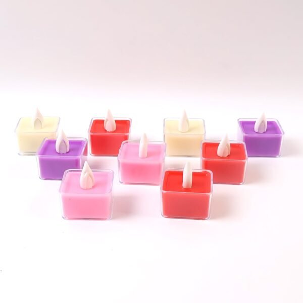 LED Flameless Decorative Tealight Candles - (9 Pc / Set)