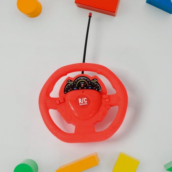 Plastic RC Racing Car – 2-Way Control with Handle Remote & Rechargeable Battery