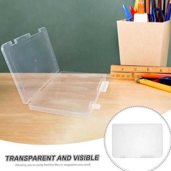 05_a74f6f00-c00d-4cc5-809e-0e79b4c56ff0.jpg Document Holder File Organizer Box Storage Boxes Lids (1 Pc / 24×17 Cm)