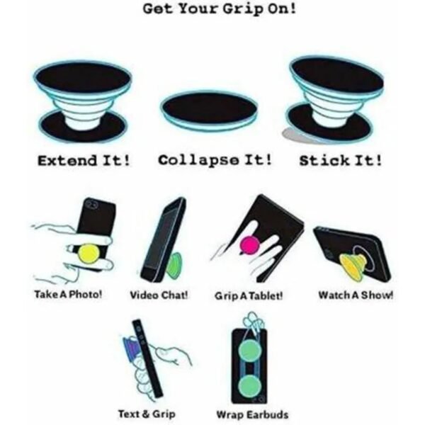 10Pcs Mobile Holder With Transparent pouch