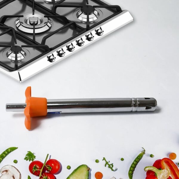 05_ab7ca253-3429-4bc4-aca1-e667f284c01f.jpg 2 in 1 Kitchen Combo Lighter with Vegetable Cutter Peeler For Kitchen (2 Pc Set)