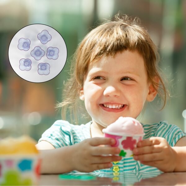 MODERN STYLE DESSERT & ICE CREAM BOWL PLASTIC 6PCS FOR HOME ,OFFICE,PARTY