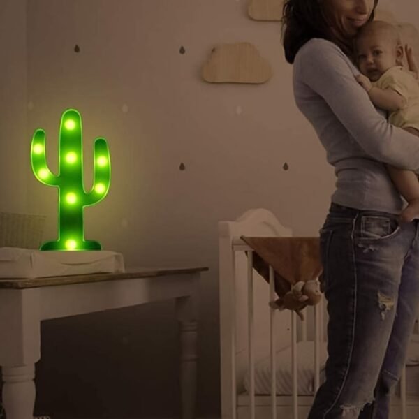 05_b2af58f7-bd50-41f2-a99d-bfaf29bf6f37.jpg LED Cactus Light, LED Desk Lamp, LED Table Lamp (1 Pc / Battery not Included)