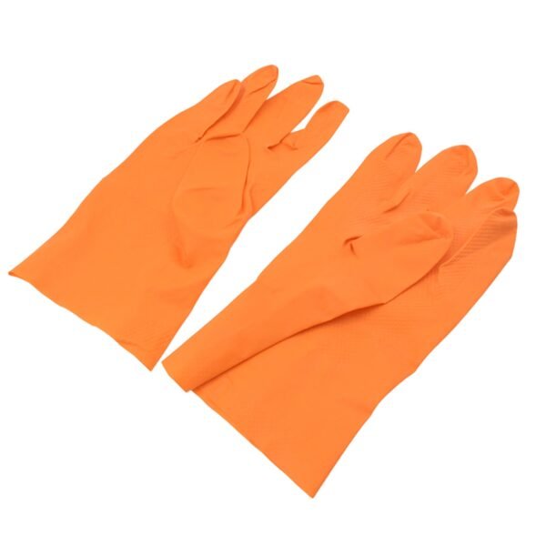 05_b34a8020-454c-49fd-9ded-e04cd6a5b5cc.jpg Multipurpose Rubber Reusable Cleaning Gloves, Reusable Rubber Hand Gloves I Latex Safety Gloves I for Washing I Cleaning Kitchen I Gardening I Sanitation I Wet and Dry Use Orange Gloves (1 Pair 40 Gm)