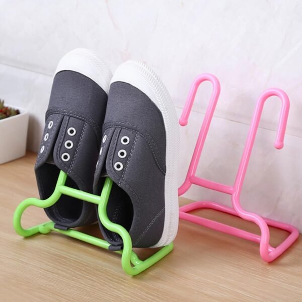 Multi Function Drying Rack Shoe Organizer Hanging Shelf for Wardrobe  2 Pc