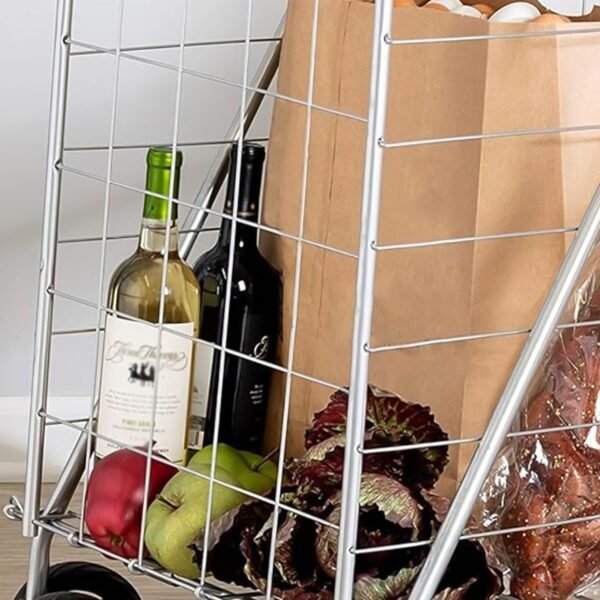 Foldable Shopping Trolley with Wheels ( MOQ :- 2 Pc)