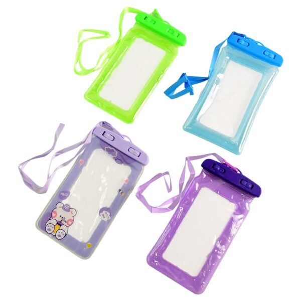 Pouch Cover Mobile Water Protector (1 Pc / Mix Color / Mix Design)