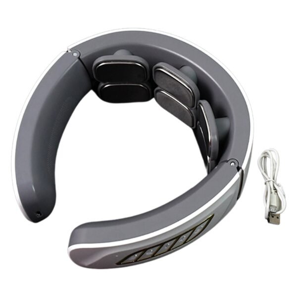 05_b9fb27b3-3f23-452c-9ebd-fc096493203a.jpg 6 Heads Smart Electric Neck and Back Pulse Massager Wireless (1 Pc)