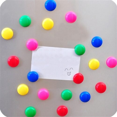 White Board Magnetic Particle Circle 2cm Color Magnetic Magnetic Buckle (Pack of 200pc)