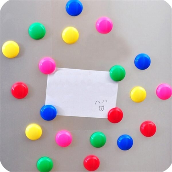 White Board Magnetic Particle Circle 2cm Color Magnetic Magnetic Buckle (Pack of 200pc)