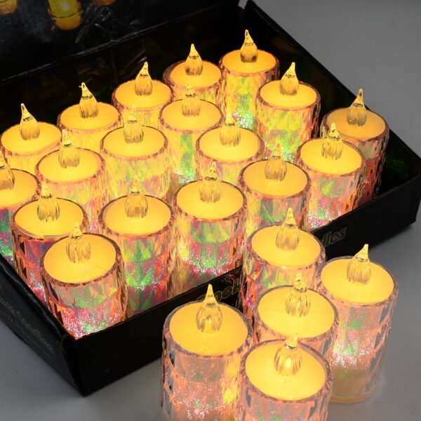 05_bf7348b6-1f77-475d-ad87-a96e063661b4.jpg 24 Pc Flameless and Smokeless Decorative Melting Candles LED Tea Light, Diwali