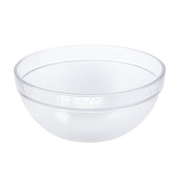 Transparent Idli Mixing & Serving Bowl | Textured Plastic Kitchen Bowl (1 Pc)
