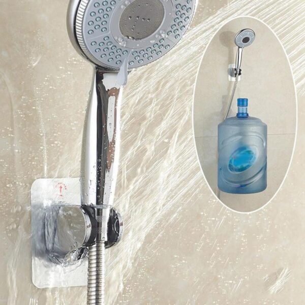 Shower Head Holder, Adhesive Handheld Shower Holder, with adhesive sticker to hold