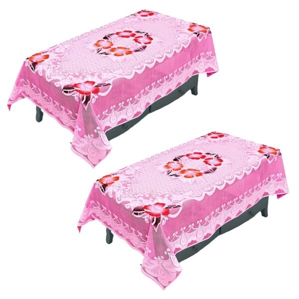 Floral Table Cover - (2 Pc / 58x38 Inch)